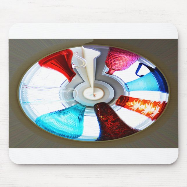 Mousepad Arte de vidro do futuro (Frente)