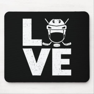 Mousepad Arte Diversão De Hóquei No Gelo Para Homens Mulher