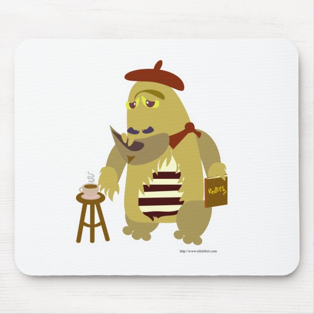 Mousepad Arte divertida do Personagem de desenho animado le (Frente)