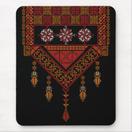 Mousepad Arte do Bordado de Tatreez Palestino