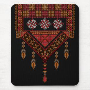 Mousepad Arte do Bordado de Tatreez Palestino