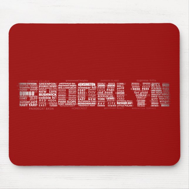 Mousepad Arte do Brooklyn Nova Iorque (Frente)