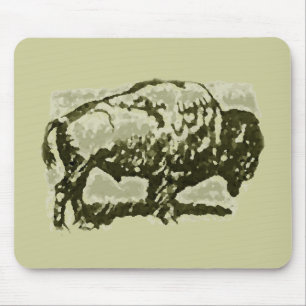 Mousepad Arte do búfalo