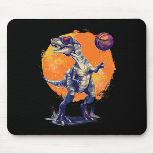Mousepad Arte do Dinossauro T-rex Desenho Amante de Esquele