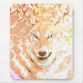 Mousepad Arte do espírito do lobo