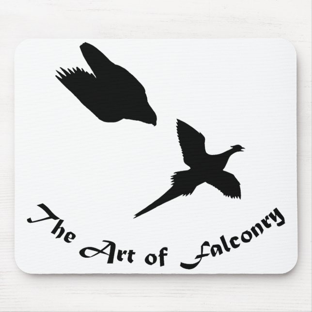 Mousepad Arte do Falconry- Peregrine Falcon (Frente)