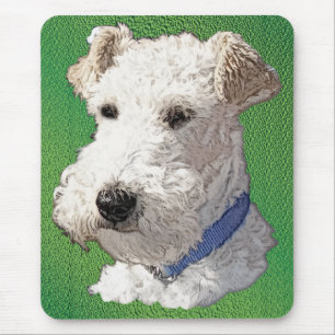 Mousepad Arte do Fox Terrier do fio