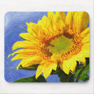 Mousepad Arte do girassol