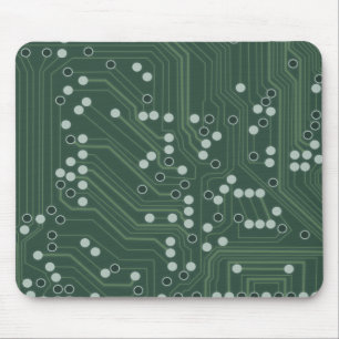 Mousepad Arte do Padrão de Fundo do Conselho de Circuito Ve