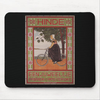Mousepad Arte do poster da bicicleta do vintage de