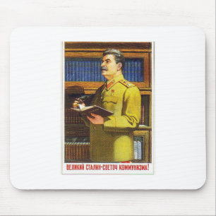 Mousepad arte do poster de stalin