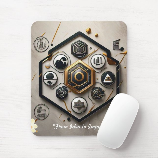 Mousepad "Arte do Renascimento Digital" (Com mouse)