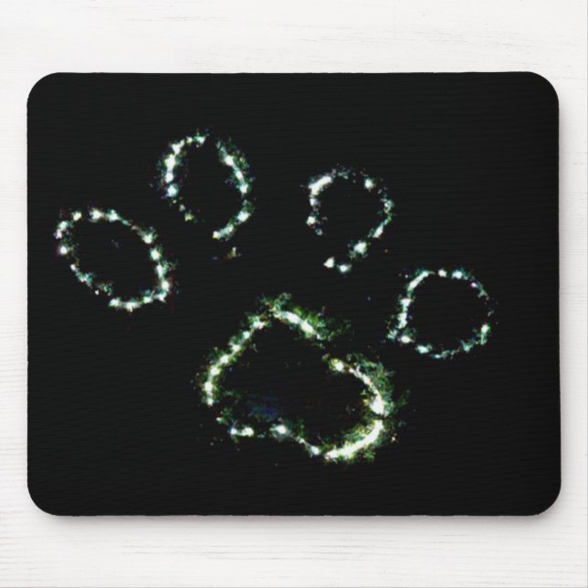Mousepad Arte do tapete do rato das luzes de Natal do (Frente)