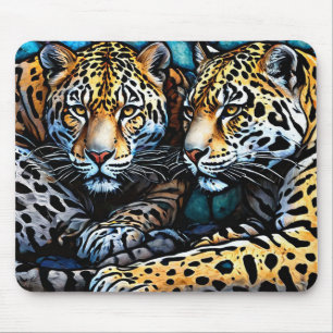 Mousepad Arte dos jaguares