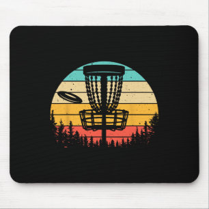 Mousepad Arte engraçada de golfe de disco para homens mulhe