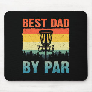 Mousepad Arte engraçada de golfe de disco para homens Pai j