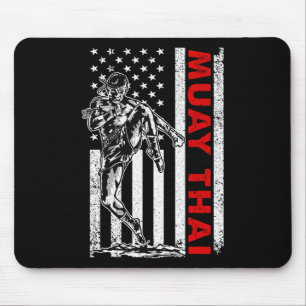 Mousepad Arte engraçada do Muay Thai para homens mulheres c