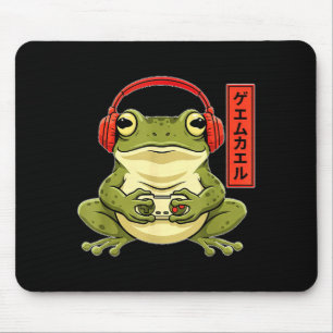 Mousepad Arte Engraçado Japonês Gamer Sapo Vintage Jogos