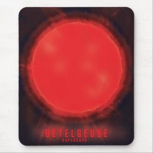 Mousepad arte espacial supernova betelgeuse