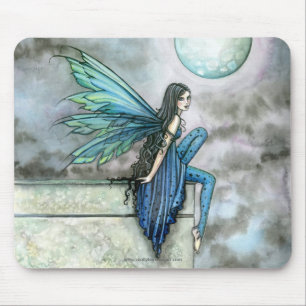 Mousepad Arte Fada Azul Celestial