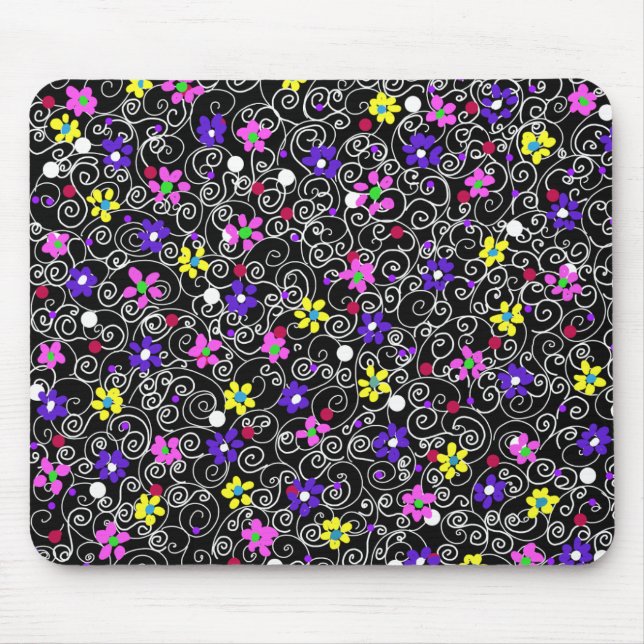 Mousepad Arte Floral de Primavera (Frente)