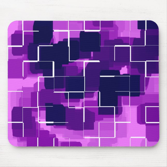 Mousepad Arte Geométrica "Plum" (Frente)