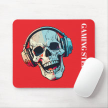 Arte gradiente de crânio espelhado personalizado F