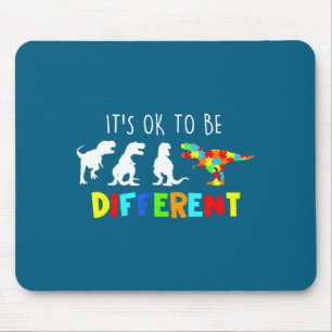 Mousepad Arte Gráfica Dinossauro Conscientização do Autismo