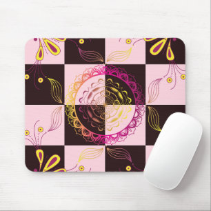 Mousepad Arte gráfica, quadro de verificação místico