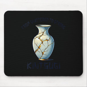 Mousepad Arte Japonesa Imperfeita Kintsugi Kintsukuroi Femi