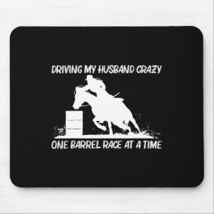 Mousepad Arte legal De Corrida De Barrel Para Mulheres Rid 