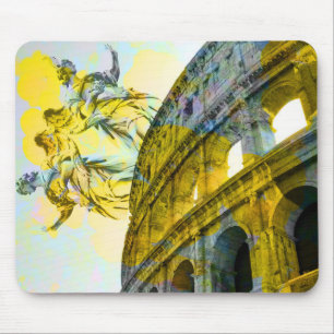 Mousepad Arte legal de elementos de Roma na maneira na moda