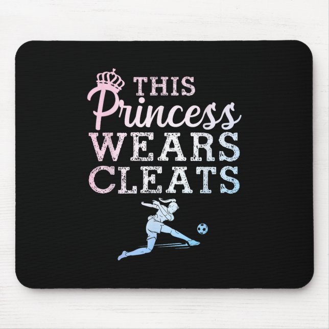 Mousepad Arte legal De Futebol Para Mulheres Adolescentes G (Frente)