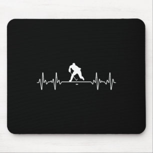 Mousepad Arte Legal de Hockey no Gelo Para Homens Mulheres