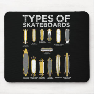 Mousepad Arte Legal De Skate Para Homens Mulheres Skatista 