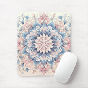 Mousepad Arte Mandala Arabesco Pastel