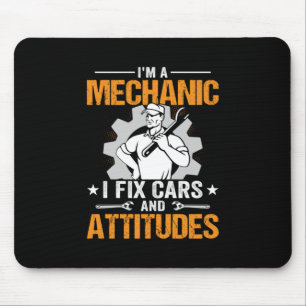 Mousepad Arte Mecânica   Eu Sou Um Mecânico Que Conserto