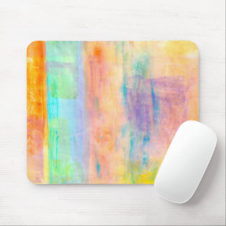 Mousepad Arte midiática de abstrato artístico em multicores