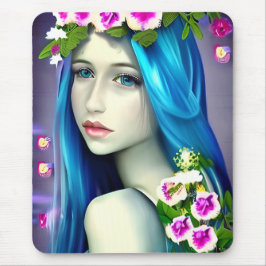 Mousepad Arte Mística | Bela Fada Azul