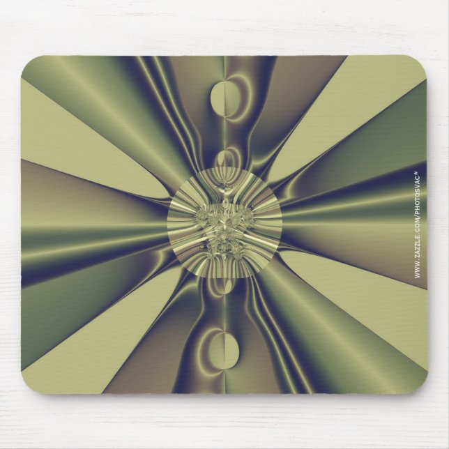Mousepad Arte Moderna Abstrata Geométrica Terrosa (Frente)