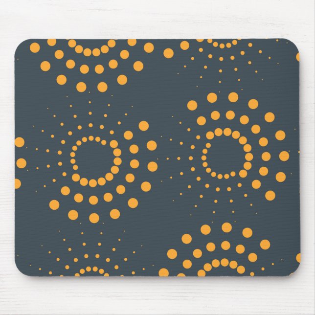 Mousepad Arte moderna, simples, de padrão geométrico abstra (Frente)