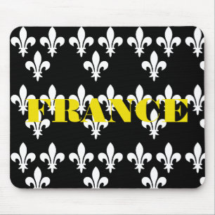 Mousepad Arte Monocromática de Impressão Heráldica da Franç