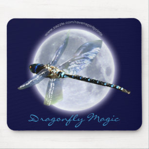 Mousepad Arte Mousemat da fantasia da LIBÉLULA & da LUA