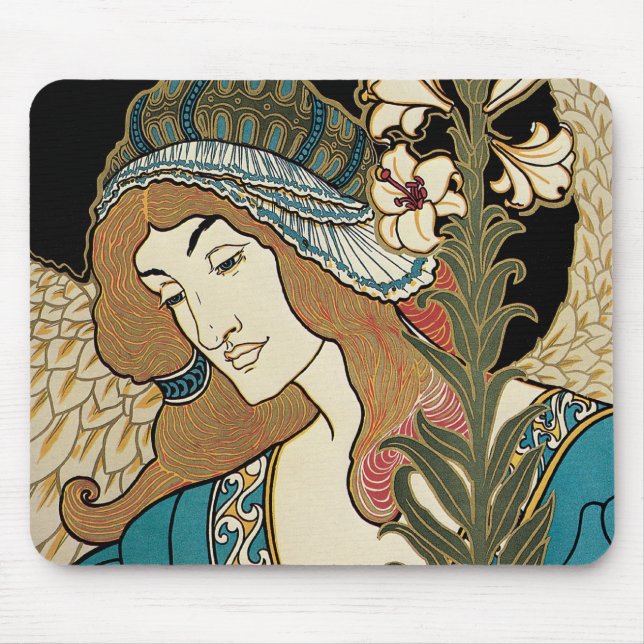 Mousepad Arte Nova Antiga, Publicações de Páscoa da Prang (Frente)