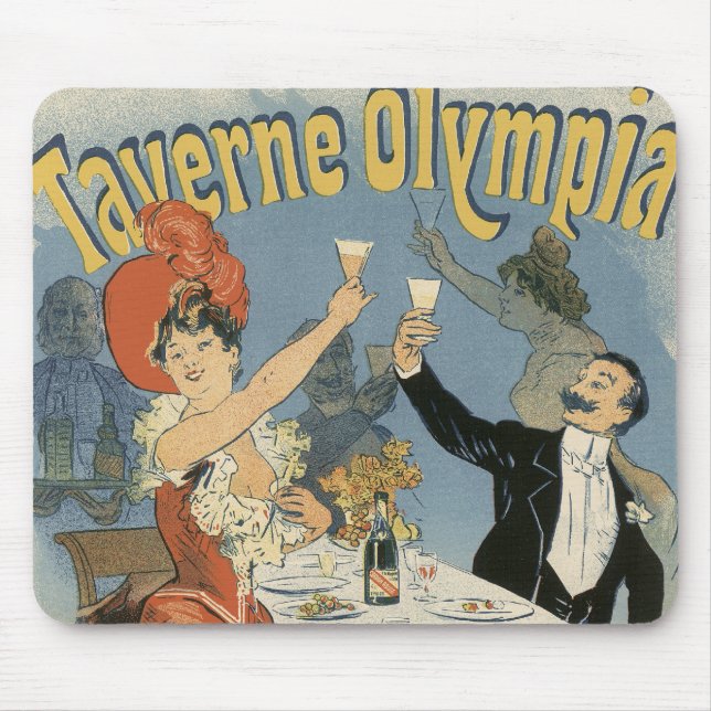 Mousepad Arte Nova Antiga, Restaurante Taverne Olympia (Frente)