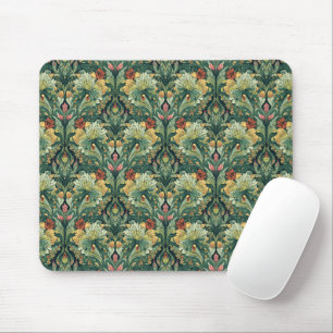 Mousepad Arte nova floral vintage de algas de William Morri