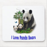 Mousepad Mouse personalizado com desenho fofo de urso panda