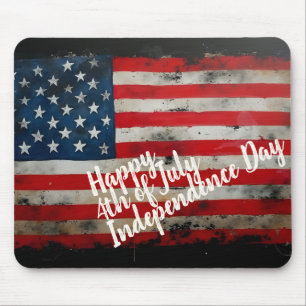 Mousepad Arte Patriótica do Dia da Independência de 4 de Ju