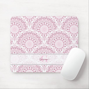 Mousepad Arte Personalizada Deco Rosa Confetti Lace Mandala