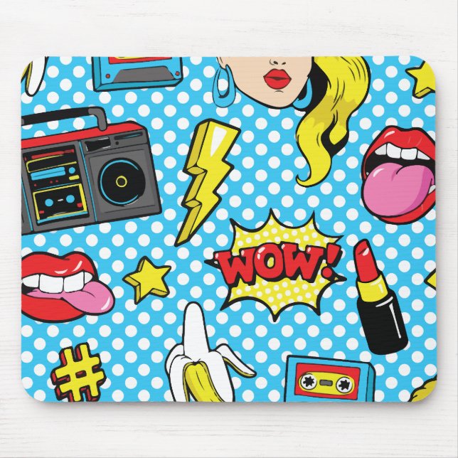 Mousepad Arte pop moderna  (Frente)